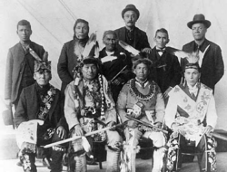 Leech Lake Chippewa delegation to Washington 1899.png