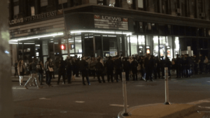 NYC Police surrounding protesters at 2015 Flatiron District protests