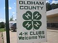 Oldham County, TX, 4-H emblem IMG 4911