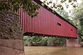 Pinetown Bushong's Mill Covered Bridge Side 3008px