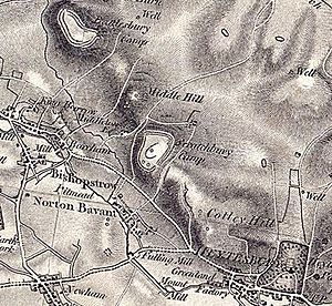 Scratchbury old map