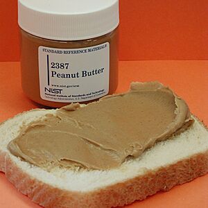 Standard reference material peanut butter