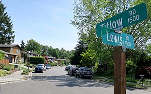 Titlow Road sign
