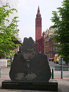 Tony Hancock in Old Square Birmingham