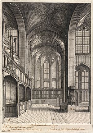 Wenceslas Hollar - Windsor. St George's Chapel. Bray's Chapel (State 1)