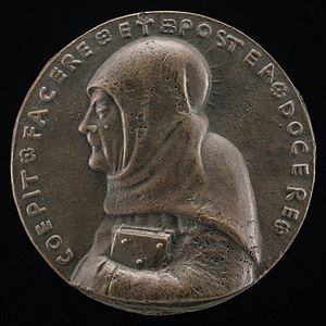 Antonio Marescotti, Saint Bernardino of Siena, 1380-1444, Canonized 1450 (obverse), c. 1444-1462, NGA 44372