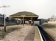 Atherton railway station in 1989