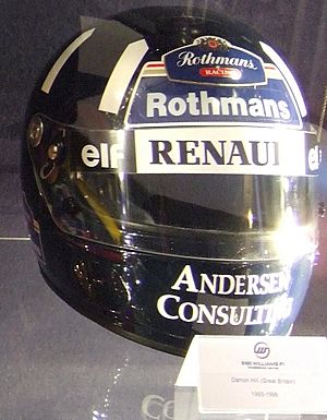 Damon Hill helmet