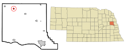 Location of Snyder, Nebraska