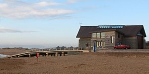 Exmouth lifeboat station and slipway