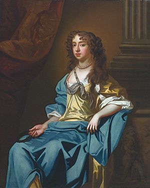Gertrude, marchioness of Halifax, by studio of Peter Lely