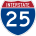 Interstate Highway Route 25
