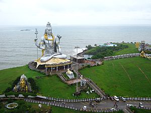 World's Second Tallest Statue of Shiva at Murdeshwar, Bhatkal Taluk
