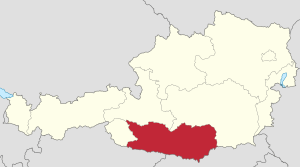 Location of Carinthia
