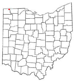 Location of Alvordton, Ohio
