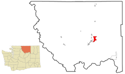 Location of North Omak inOkanogan County and Washington