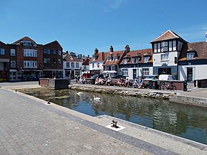 Town Quay, Lymington, Hampshire, England