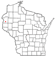 Location of Garfield, Polk County, Wisconsin