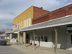 Businesses in Willshire's downtown