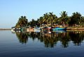 Batticaloa lagoon, fishing boats