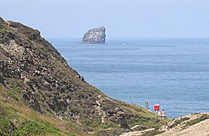 Bawden Rocks from Trevellas Coombe - geograph.org.uk - 101651
