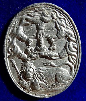 Bohemia 1620, Coronation Medal of King Frederic Elector Palatine of the Rhine. Reverse