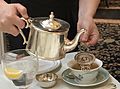 Camomile tea, High Tea at the Savoy Hotel