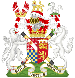 Coat of Arms of the Duke of Norfolk, the Earl Marshal.svg