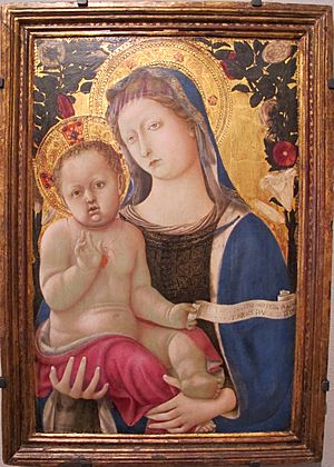 Domenico di bartolo, madonna col bambino, 1437