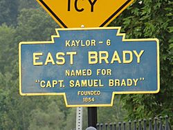 East Brady, PA Keystone Marker