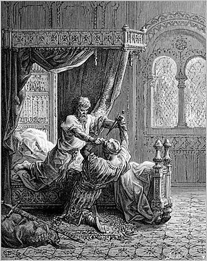 Gustave Dore Crusades Edward I kills his attempted assassin