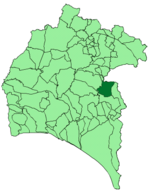 Map of Berrocal (Huelva)