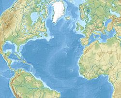 Caesar's Rock is located in North Atlantic
