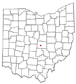 Location of Granville South, Ohio
