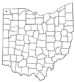 Location of Montpelier, Ohio
