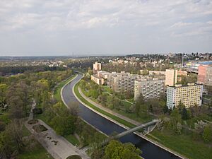 Ostrava, pohled z věže, Ostravice