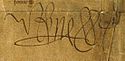 René I's signature