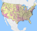 West Nile virus map United States 2012 outbreak