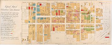 Willard B. Farwell, Official Map of Chinatown 1885, Cornell CUL PJM 1093 01
