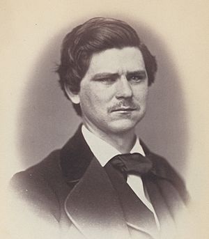 Zebulon B. Vance, Representative from North Carolina, Thirty-fifth Congress, half-length portrait