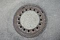 - Manhole cover in Germany -
