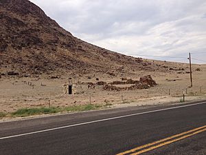 2014-07-17 13 54 28 Ruins along U.S. Route 6 in Warm Springs, Nevada