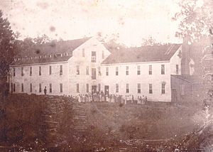 Alamance Cotton Mill Edwin M Holt photograph 1837