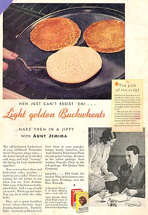 Aunt Jemima Pancake Mix advertisement, 1932