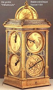 Baldewein astronomical clock 1561 Kassel