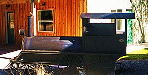 Early 19th Century locomotive in Ely, Nevada