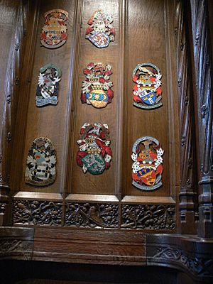 Edinburgh - St Giles Catherdal - Stall plates of Knights of the Thistle 13