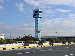 NAIA Terminal 2 control tower (Pasay; 02-06-2021)