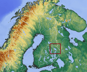Pielinen locator in Finland