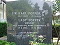 Popper gravesite